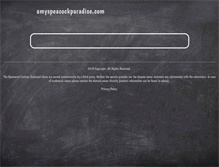 Tablet Screenshot of info.amyspeacockparadise.com